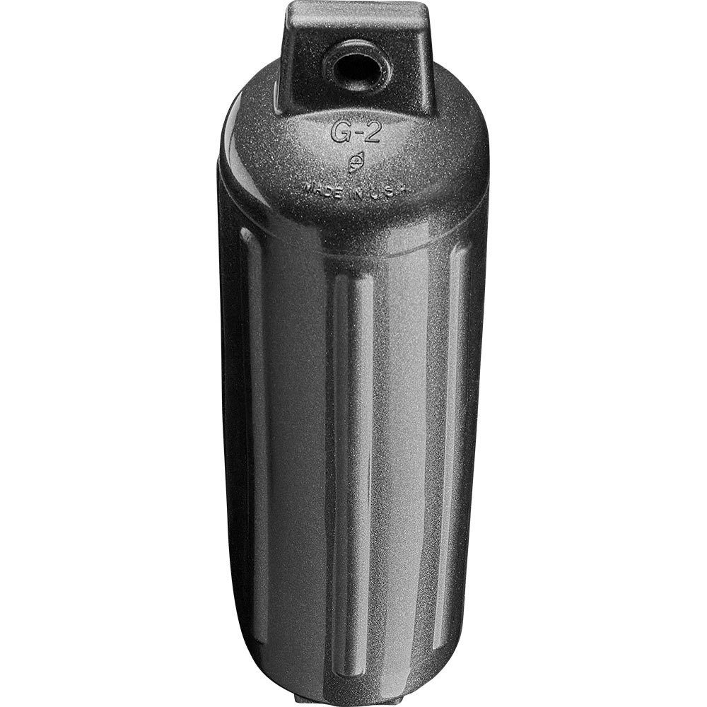 Suncoast Marine and Auto offers Polyform G-2 Twin Eye Fender 4.5" x 15.5" - Metallic Graphite [G-2 METALLIC GRAPHITE]