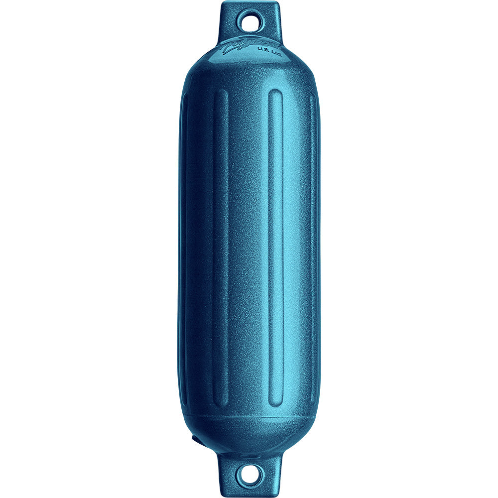 Suncoast Marine and Auto offers Polyform G-3 Twin Eye Fender 5.5" x 19" - Metallic Blue [G-3 METALLIC BLUE]