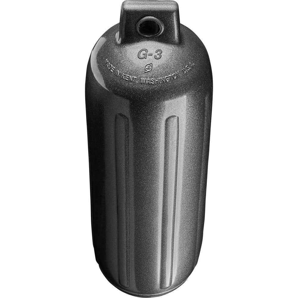 Suncoast Marine and Auto offers Polyform G-3 Twin Eye Fender 5.5" x 19" - Metallic Graphite [G-3 METALLIC GRAPHITE]