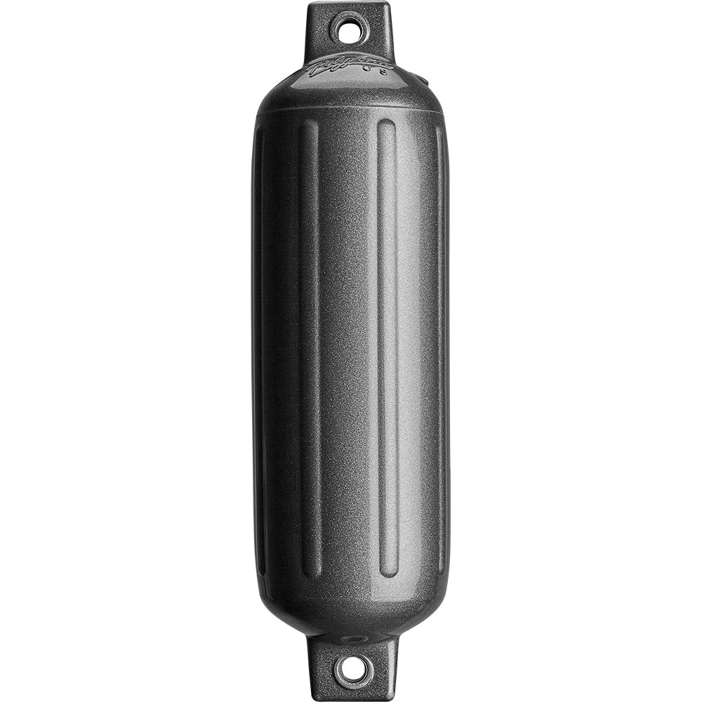 Suncoast Marine and Auto offers Polyform G-4 Twin Eye Fender 6.5" x 22" - Metallic Graphite [G-4 METALLIC GRAPHITE]