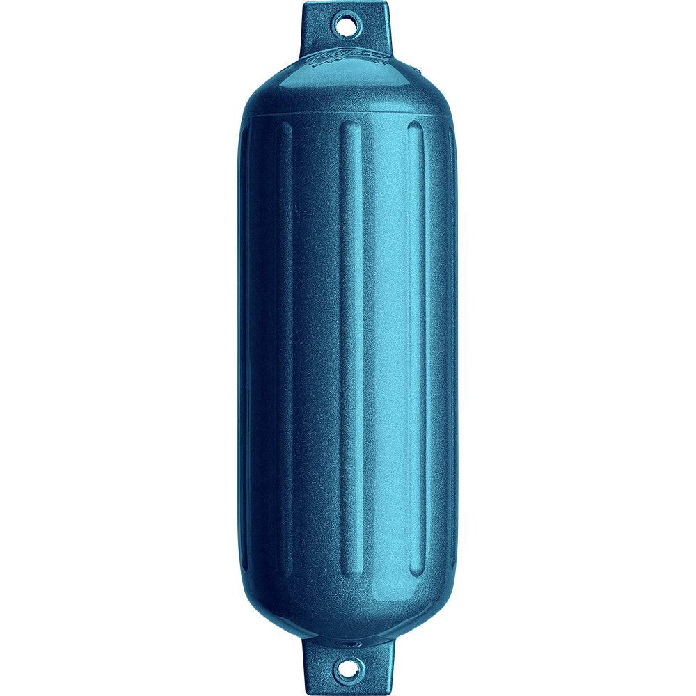 Suncoast Marine and Auto offers Polyform G-5 Twin Eye Fender 8.8" x 26.8" - Metallic Blue [G-5 METALLIC BLUE]