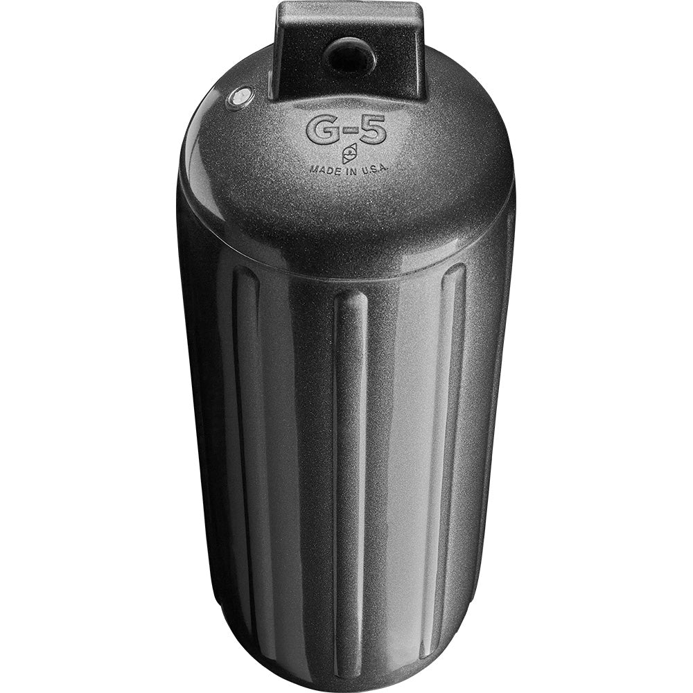 Suncoast Marine and Auto offers Polyform G-5 Twin Eye Fender 8.8" x 26.8" - Metallic Graphite [G-5 METALLIC GRAPHITE]