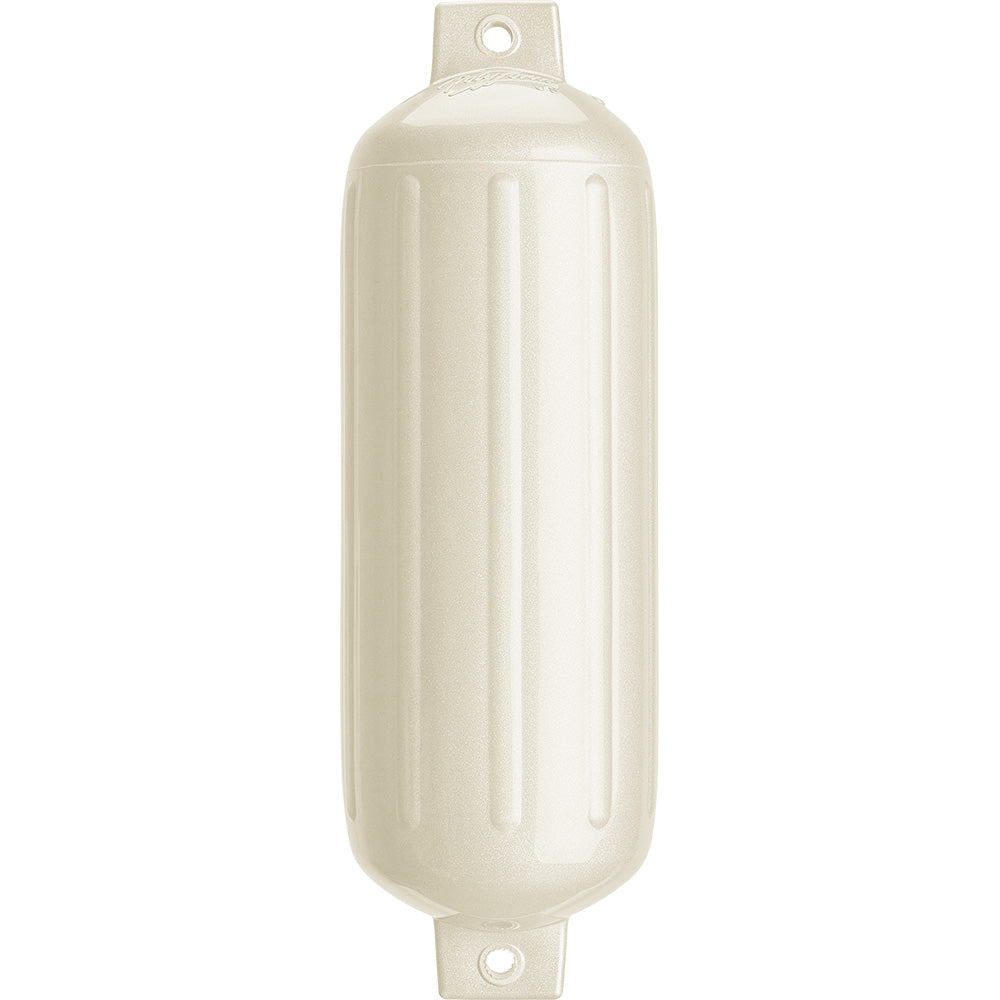 Suncoast Marine and Auto offers Polyform G-5 Twin Eye Fender 8.8" x 26.8" - Metallic White [G-5 METALLIC WHITE]