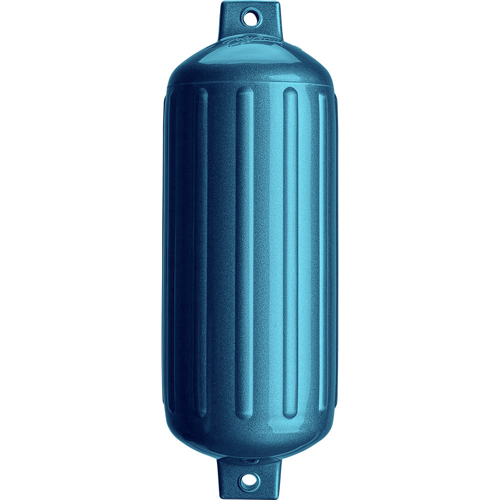 Suncoast Marine and Auto offers Polyform G-6 Twin Eye Fender 11" x 30" - Metallic Blue [G-6 METALLIC BLUE]