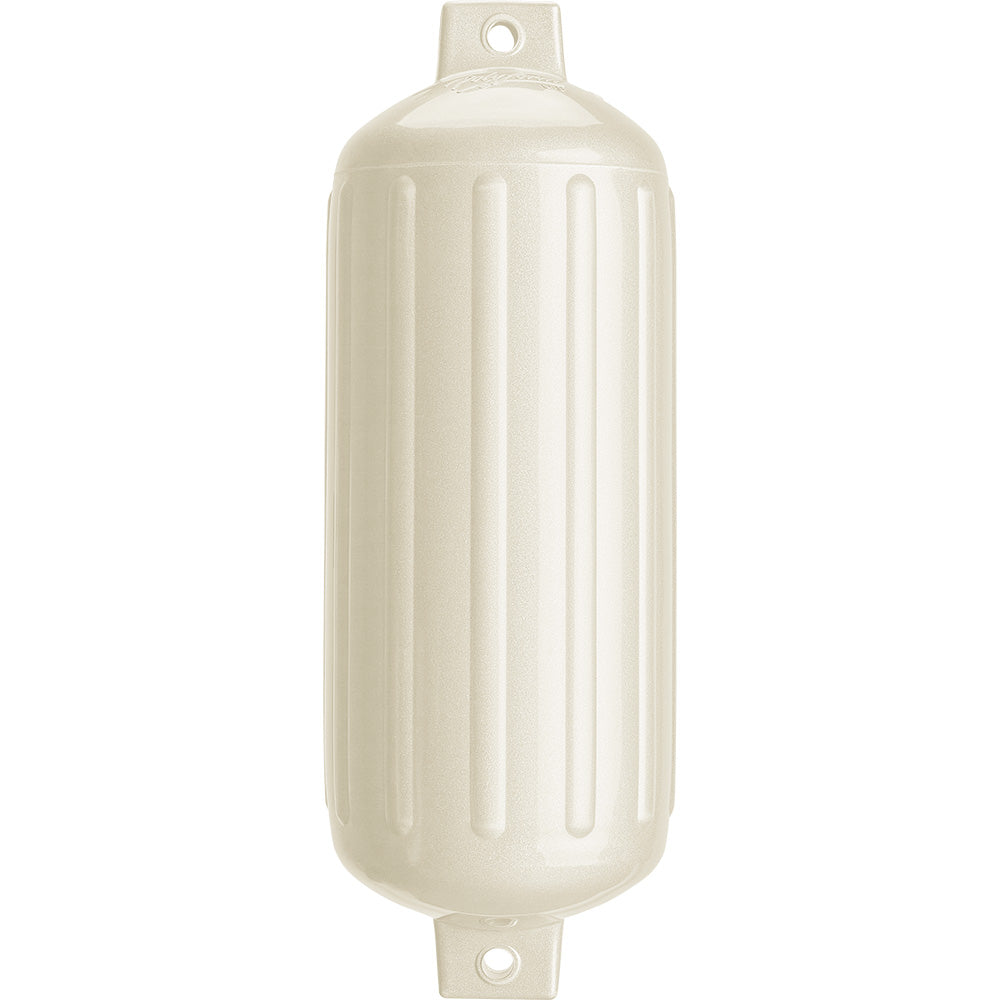 Suncoast Marine and Auto offers Polyform G-6 Twin Eye Fender 11" x 30" - Metallic White [G-6 METALLIC WHITE]