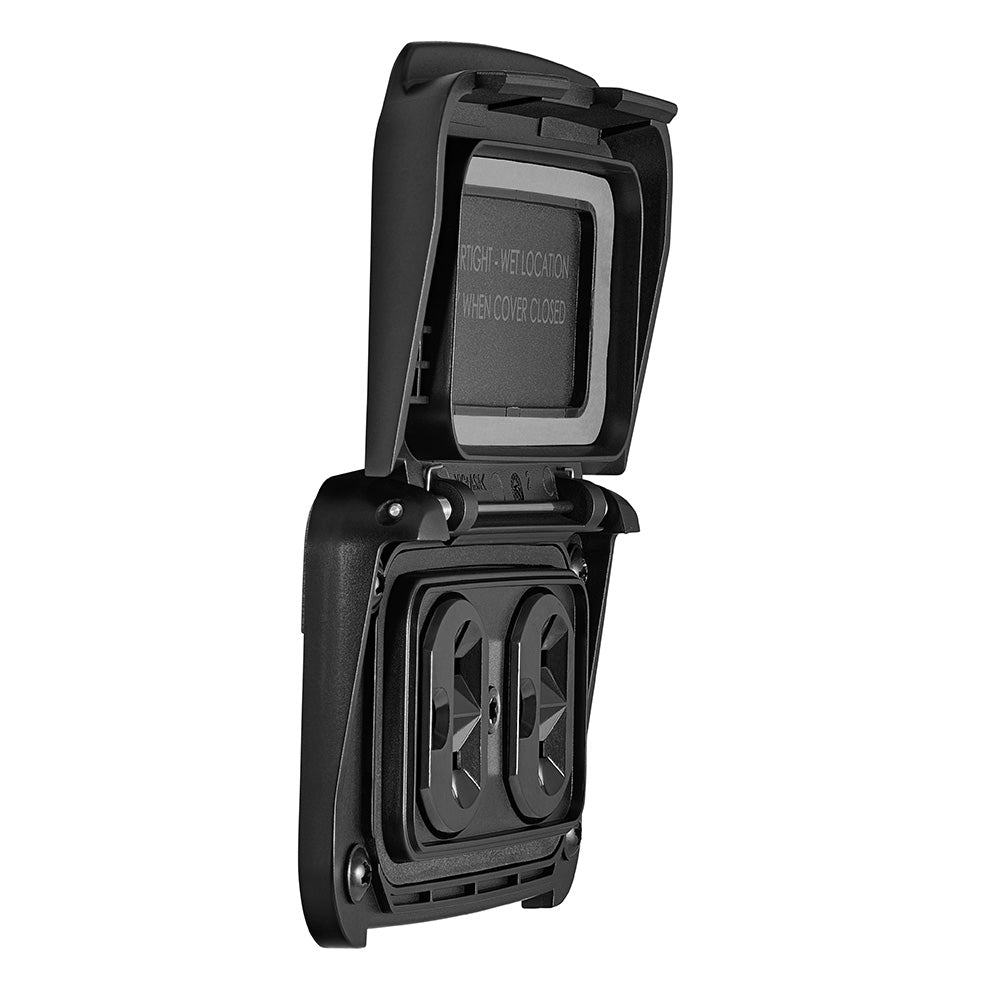 Suncoast Marine and Auto offers Scanstrut Ventura Series Dual AC Outlet - 125V - 20A [SC-V-P1]