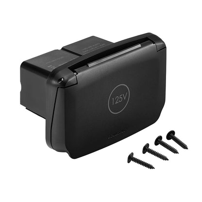 Suncoast Marine and Auto offers Scanstrut Ventura Series Dual AC Outlet - 125V - 20A [SC-V-P1]