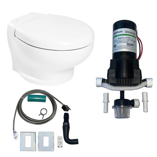 Suncoast Marine and Auto offers Thetford Nano Eco Compact Toilet Raw Water Kit w/Inlet Pump - 24V [T-NAN024PW/E/NA-RWKIT]