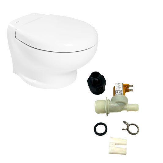 Suncoast Marine and Auto offers Thetford Nano Touch Compact Toilet Freshwater Kit - 24V [T-NAN024PW/TSFT/NA-FWKIT]