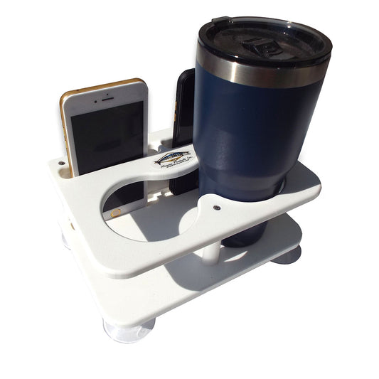 Suncoast Marine and Auto offers Deep Blue Marine Double Drink/Binocular/2 Cell Phones w/Suction Cups [SMDH-CELL]
