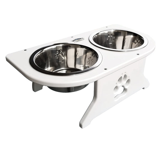 Suncoast Marine and Auto offers Deep Blue Marine Small Starboard Dog Dish w/Bowls - 5-1/2" Tall [DT-S]