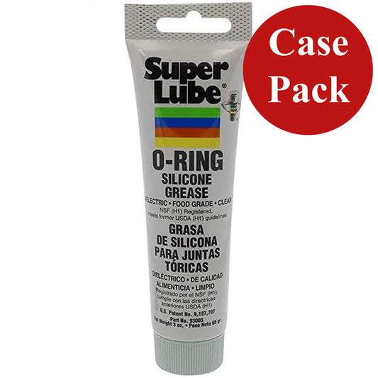 Suncoast Marine and Auto offers Super Lube O-Ring Silicone Grease - 3oz Tube *Case of 12 [93003-CASE]