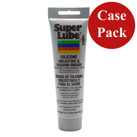 Suncoast Marine and Auto offers Super Lube Silicone Dielectric Vacuum Grease - 3oz Tube *Case of 12 [91003-CASE]