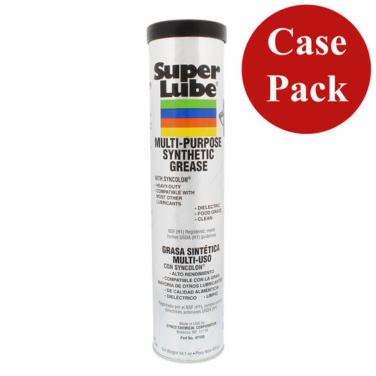 Suncoast Marine and Auto offers Super Lube Multi-Purpose Synthetic Grease w/Syncolon - 14.1oz Cartridge *Case of 12 [41150-CASE]
