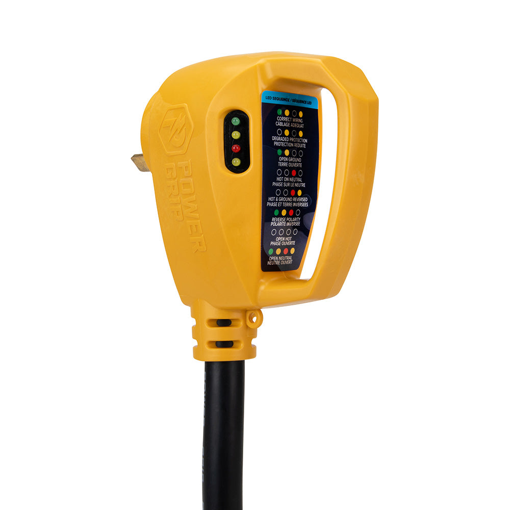 Suncoast Marine and Auto offers Camco Power Grip RV 18" 30Amp Circuit Analyzer Dogbone - Integrated Surge Protection [55460]