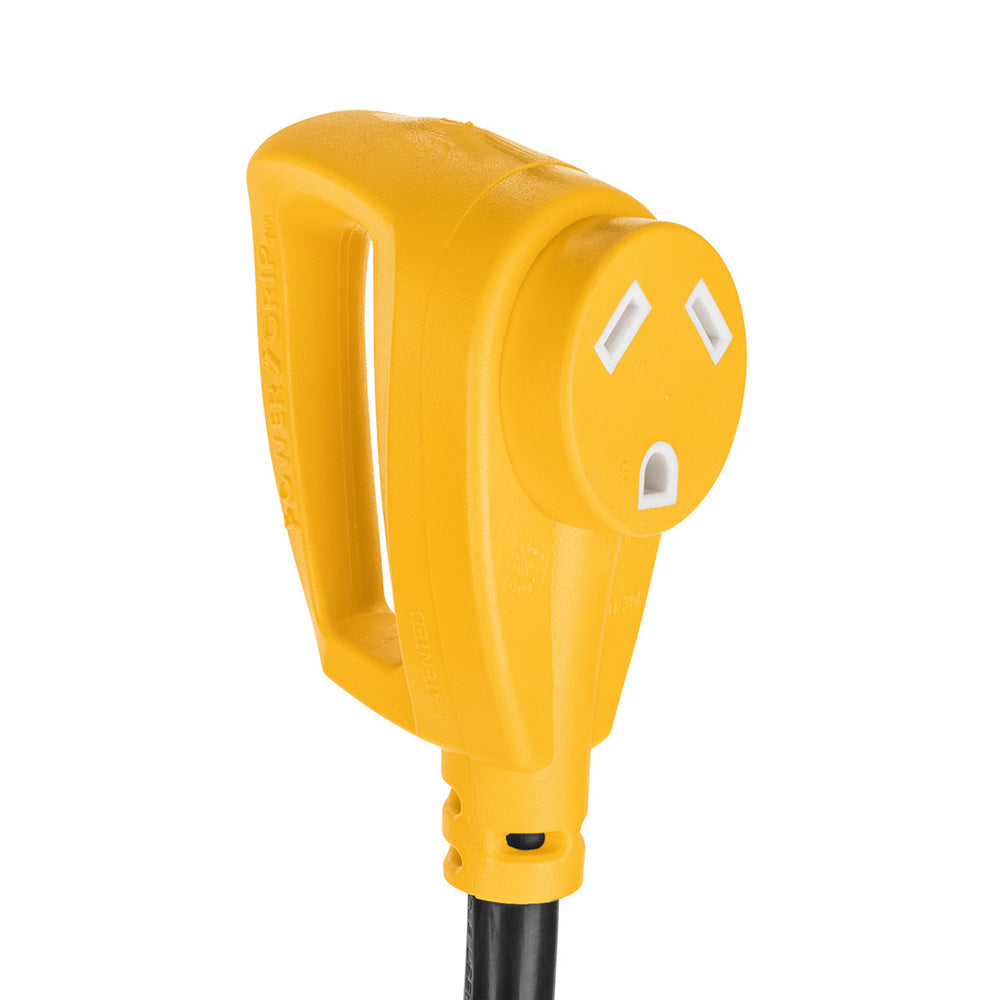 Suncoast Marine and Auto offers Camco Power Grip 18" Dogbone Adapter - 50 Amp Male/30 Amp Female [55173]