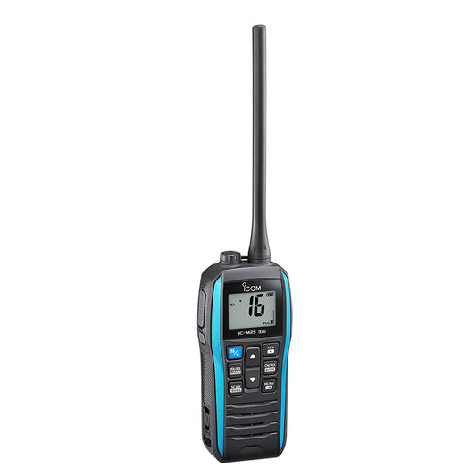 Suncoast Marine and Auto offers Icom M25 EVO Handheld VHF Radio - Blue [M25 EVO BLUE 71]