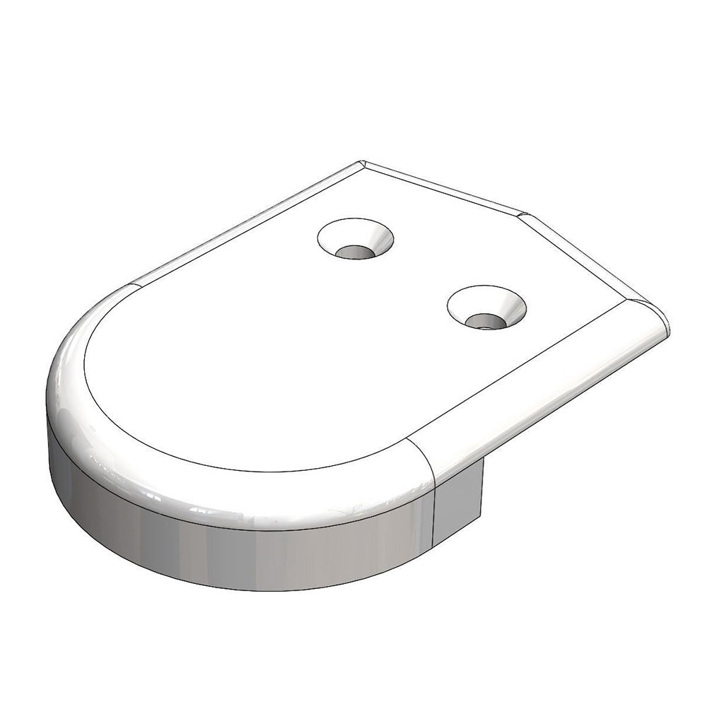 Suncoast Marine and Auto offers TACO 2" Rub Rail End Cap - White [F90-0001WN]
