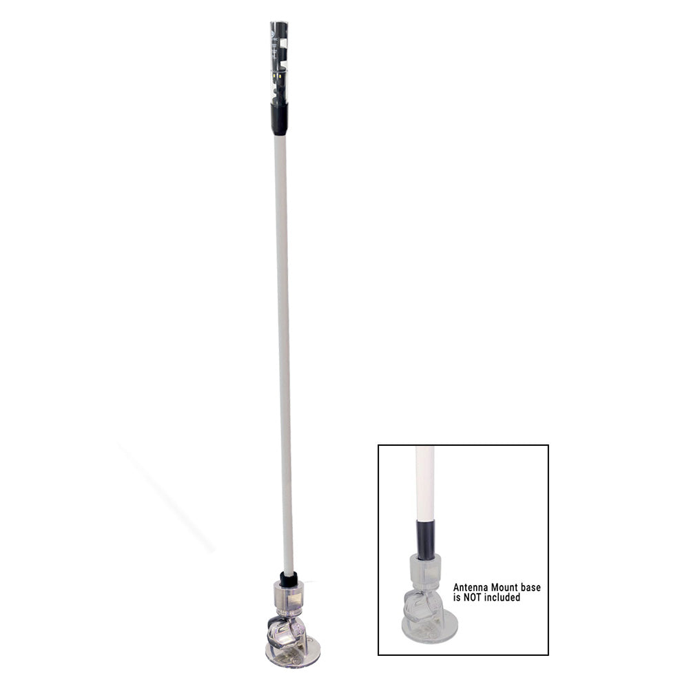 Suncoast Marine and Auto offers Lumitec Contour Masthead Combo Light w/Antenna Mount *Antenna Mount Base Not Included [101904]
