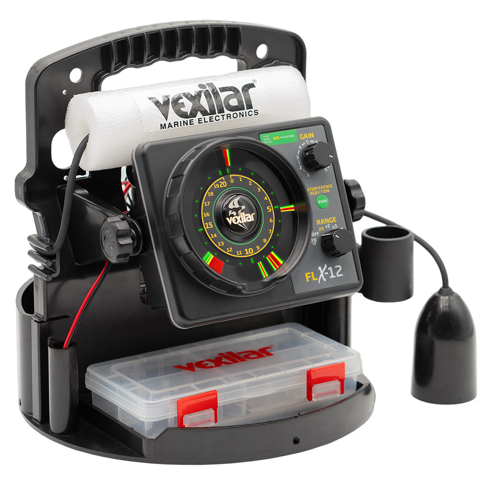 Suncoast Marine and Auto offers Vexilar FLX-12 Pro Pack II Fishing System w/12 Degree Ice Ducer [PPX1212]
