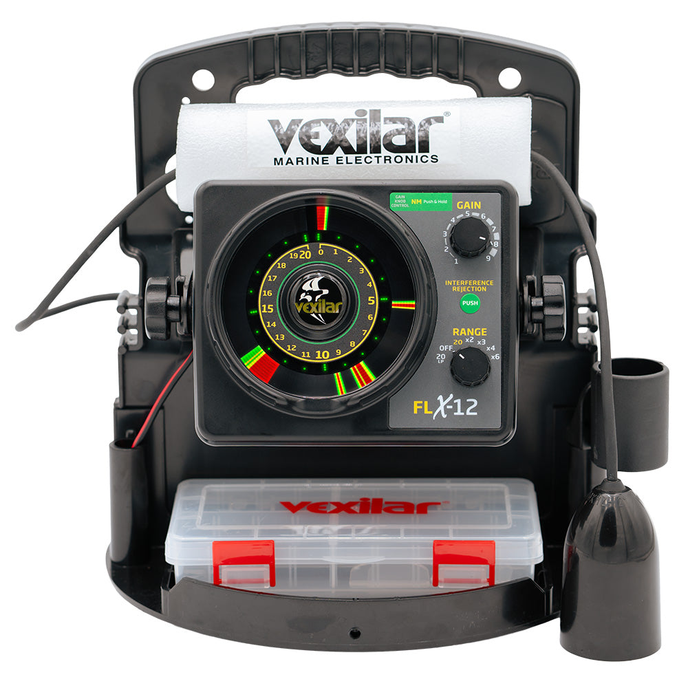 Suncoast Marine and Auto offers Vexilar FLX-12 Pro Pack II Fishing System w/12 Degree Ice Ducer [PPX1212]