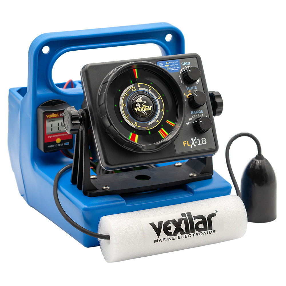 Suncoast Marine and Auto offers Vexilar FLX-18 Genz Pack w/12 Degree Ice-Ducer DD-100 [GPX1812]