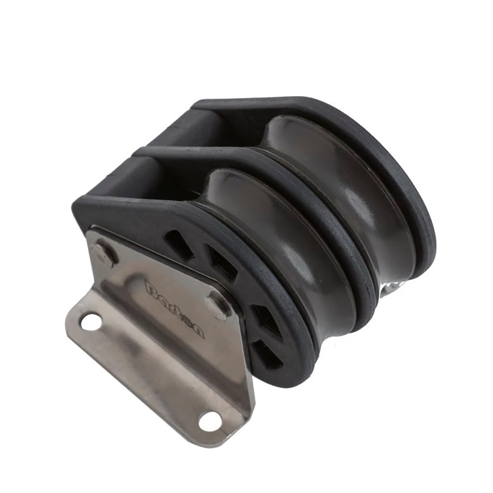 Suncoast Marine and Auto offers Barton Size 3 45mm Plain Bearing Pulley Block Double Upright Block [N03250]