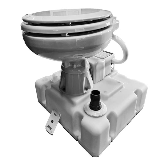 Suncoast Marine and Auto offers Albin Group Voyager Electric Compact Toilet System w/Tank - 12V [07-06-016]