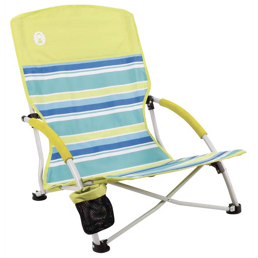 Suncoast Marine and Auto offers Coleman Utopia Breeze Beach Sling Chair - Yellow/Blue [2000019265]
