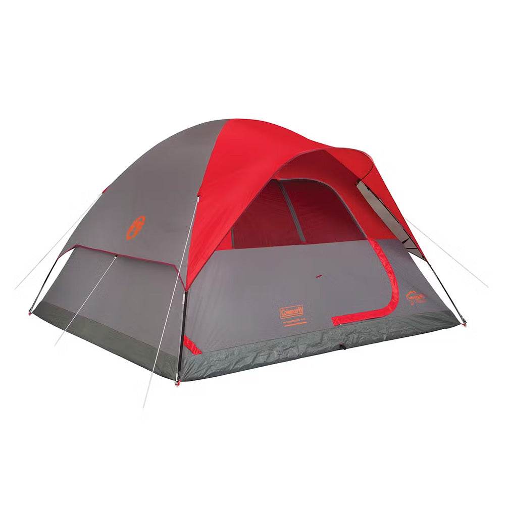 Suncoast Marine and Auto offers Coleman 6-Person Flatwoods II Lightweight Dome Camping Tent - Red [2207385]