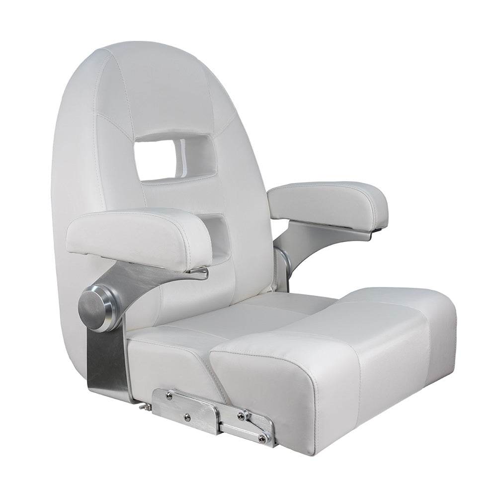 Suncoast Marine Supply offers Springfield Center Console Helm Flip-Up (White) (1042035-W)