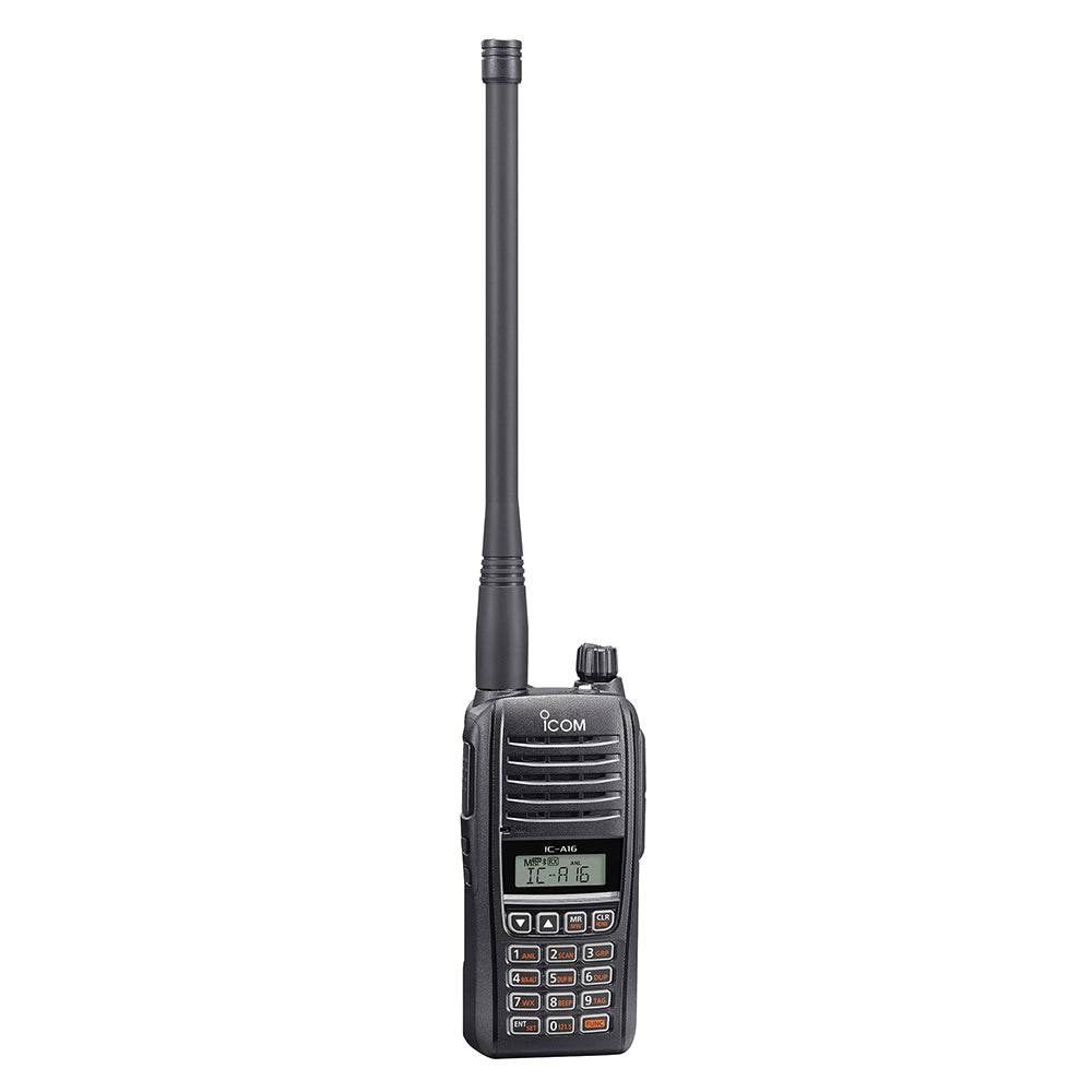 Suncoast Marine and Auto offers Icom A16 Entry Level Air Band Handheld Radio (A16 61)