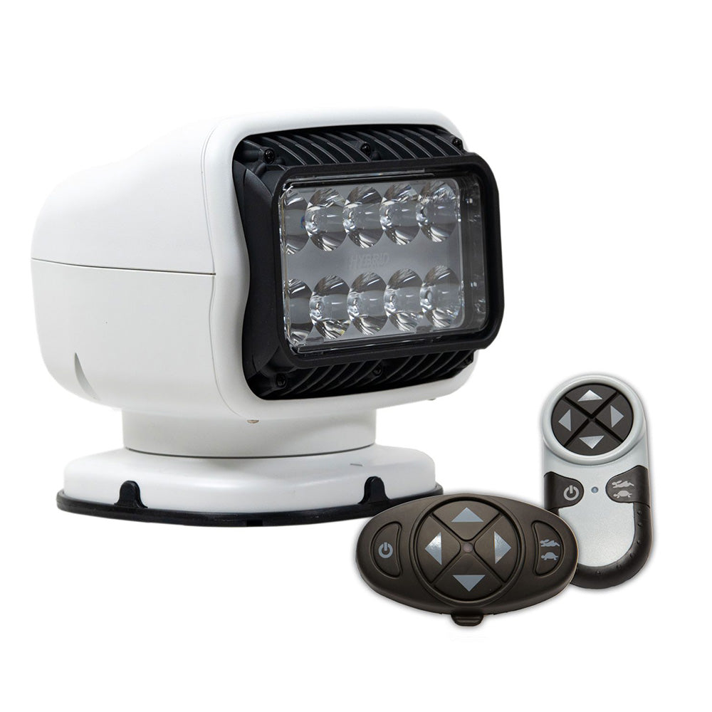 Golight GT Series LED Hybrid Light Permanent Mount w/Handheld  Wireless Dash Mount Remotes - 12V - White [20078GT]