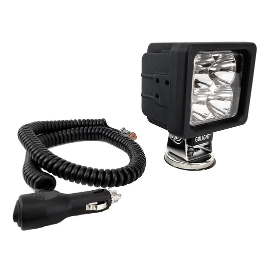 Suncoast Marine and Auto offers Golight GXL LED Work Light Series Portable Spot Light Magnetic Mount w/No Remote - 12V - Black [40245]
