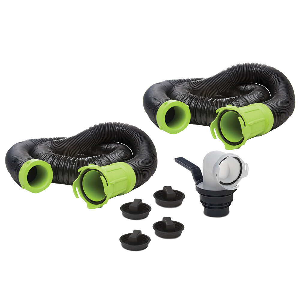 Suncoast Marine and Auto offers Thetford Titan Premium 20' Sewer Hose Kit w/Universal Bayonet Connection 5-in-1 Sewer Adapter w/Handle [17902]