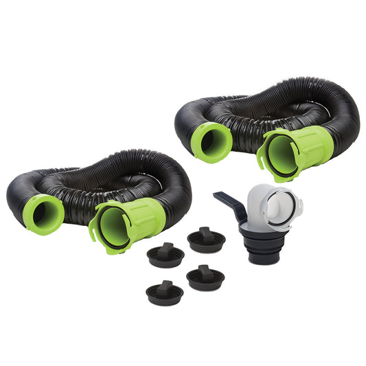Suncoast Marine and Auto offers Thetford Titan Premium 20' Sewer Hose Kit w/Universal Bayonet Connection 5-in-1 Sewer Adapter w/Handle [17902]