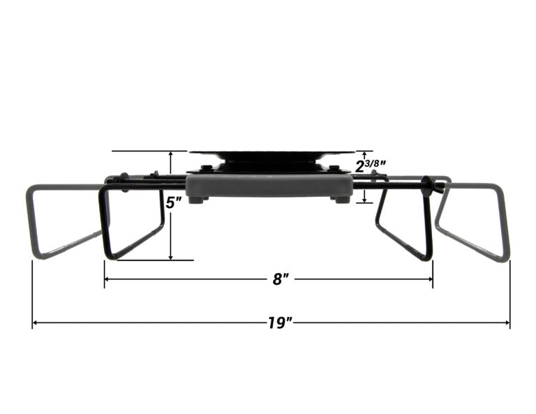 Suncoast Marine and Auto offers Springfield Economy Jon Boat Seat Clamp - 8" to 19" [1100012]