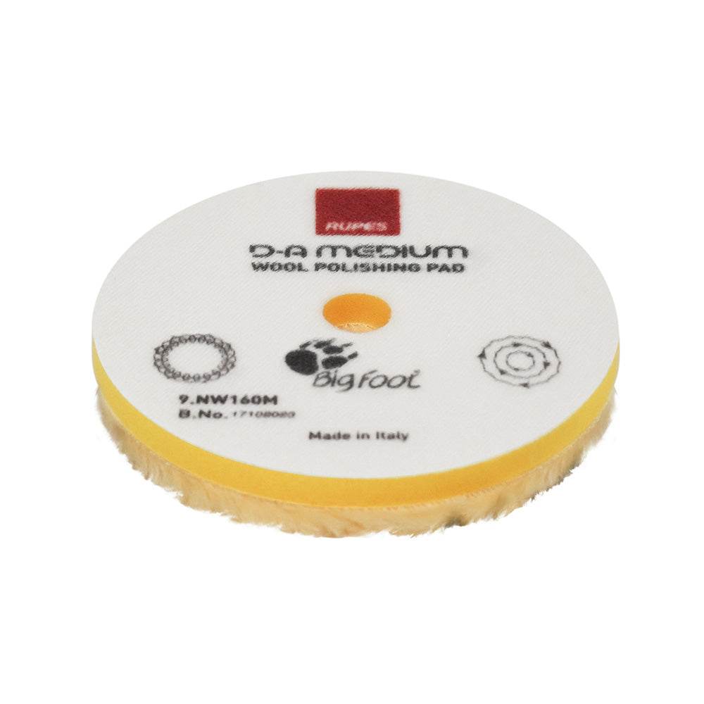 Suncoast Marine and Auto offers RUPES D-A Medium Wool Polishing Pad 160mm - Yellow [9.NW160M]