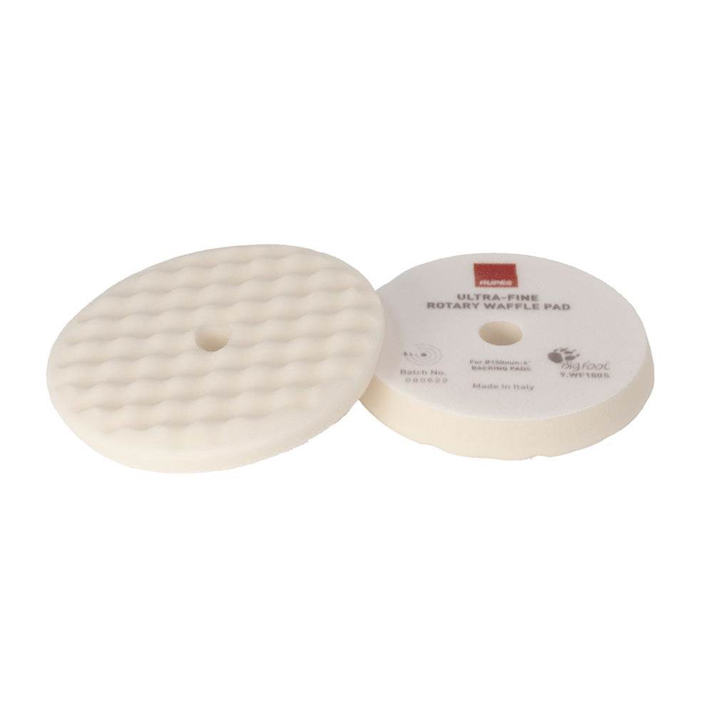 Suncoast Marine and Auto offers RUPES Velcro Waffle Ultra-Fine Polishing Foam Pad f/Rotary Polishers 90mm - White [9.WF90S]