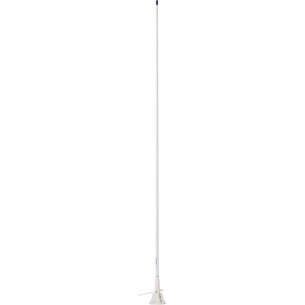 Suncoast Marine and Auto offers Scout 5' White VHF Antenna 3dB Lift Lay Mount w/5M RG-58 [PF AN NVHF00005]