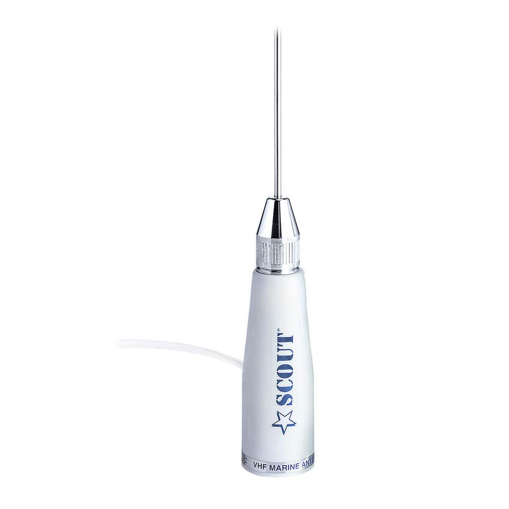 Suncoast Marine and Auto offers Scout 3.3' Stainless VHF Whip Antenna 3dB w/5M RG-58 Coax KS23A [PF AN NVHF00006T]