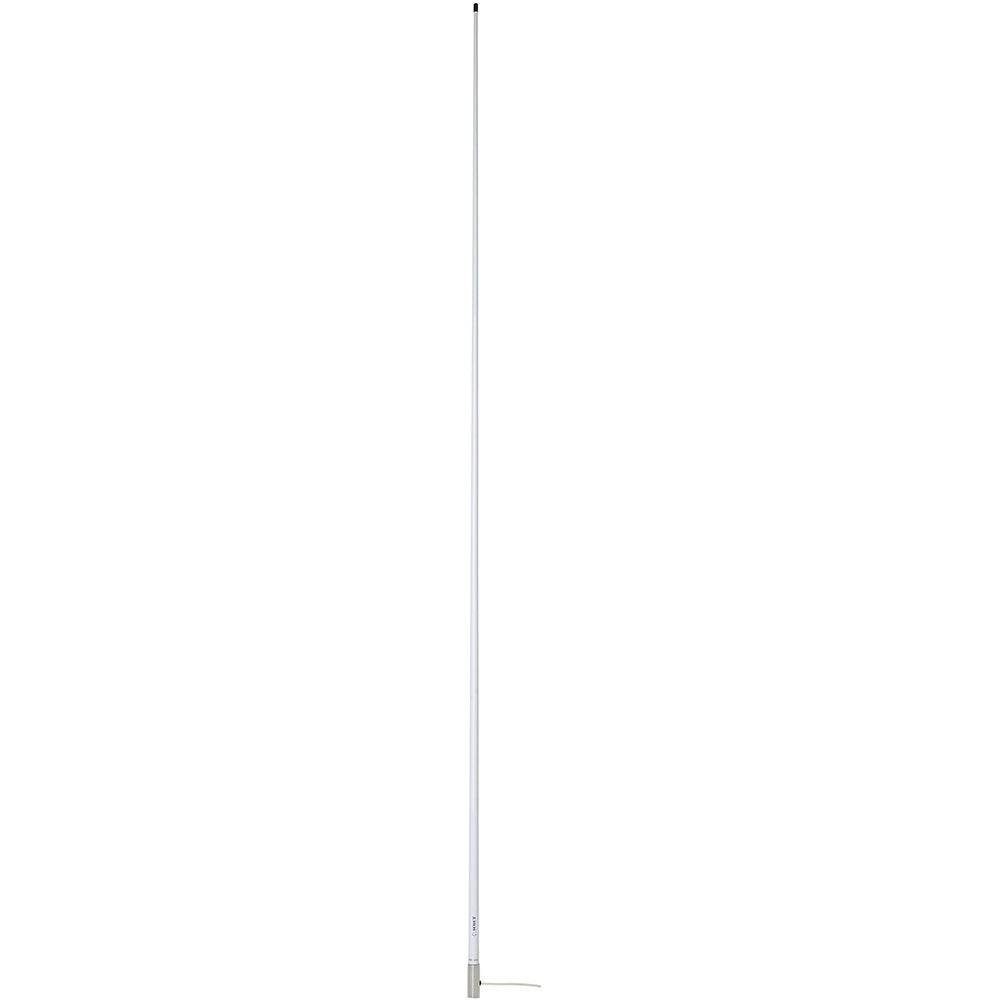 Suncoast Marine and Auto offers Scout 8' White VHF Antenna 6dB Stainless Steel Ferrule w/5M RG-58 Coax Includes PL-259 KS-42 [PF AN NVHF00007T]