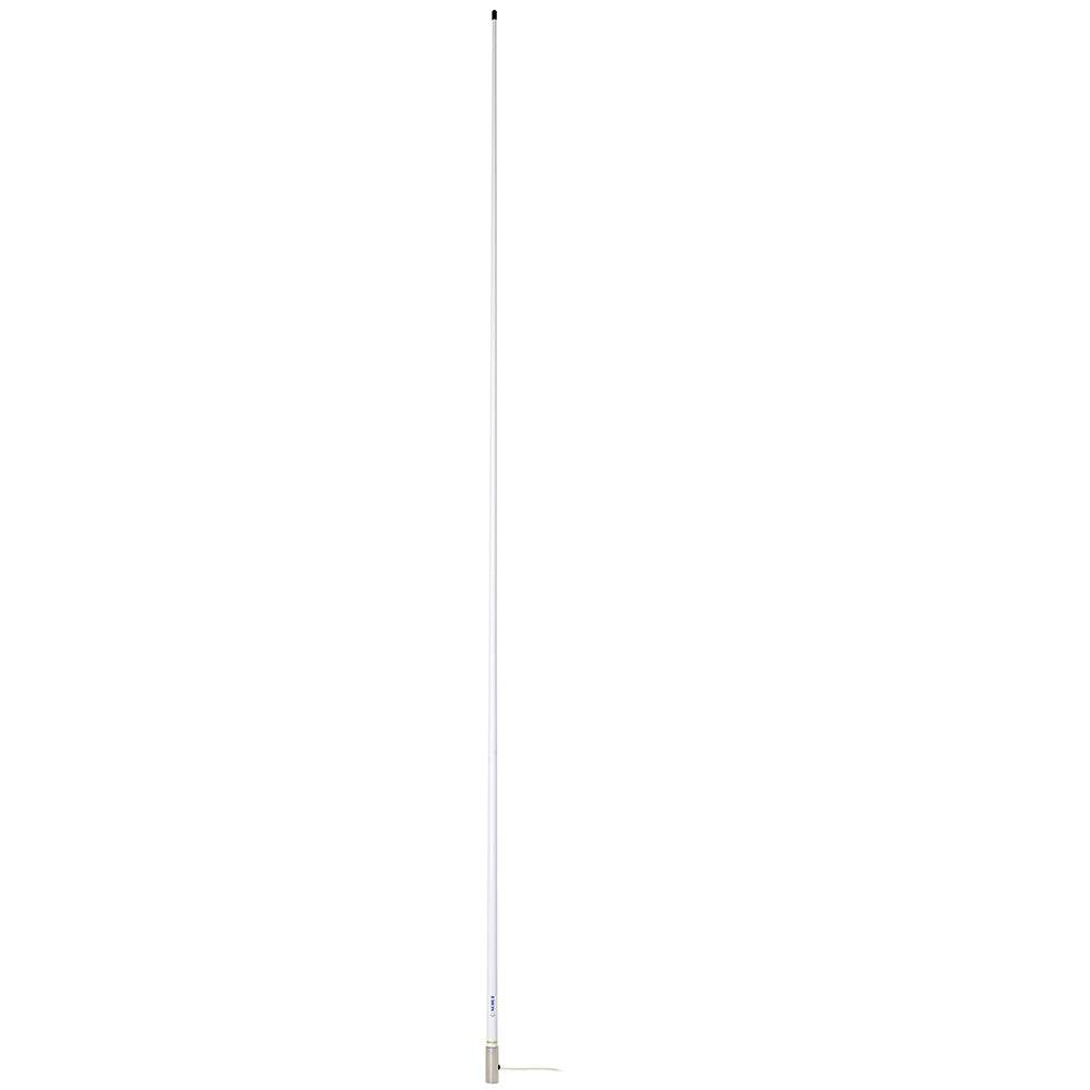 Suncoast Marine and Auto offers Scout 8' White VHF Antenna 6dB Heavy Stainless Steel Ferrule w/6M RG-8x Includes PL-259 Heavy Duty Offshore Antenna KS-43 [PF AN NVHF00020T]