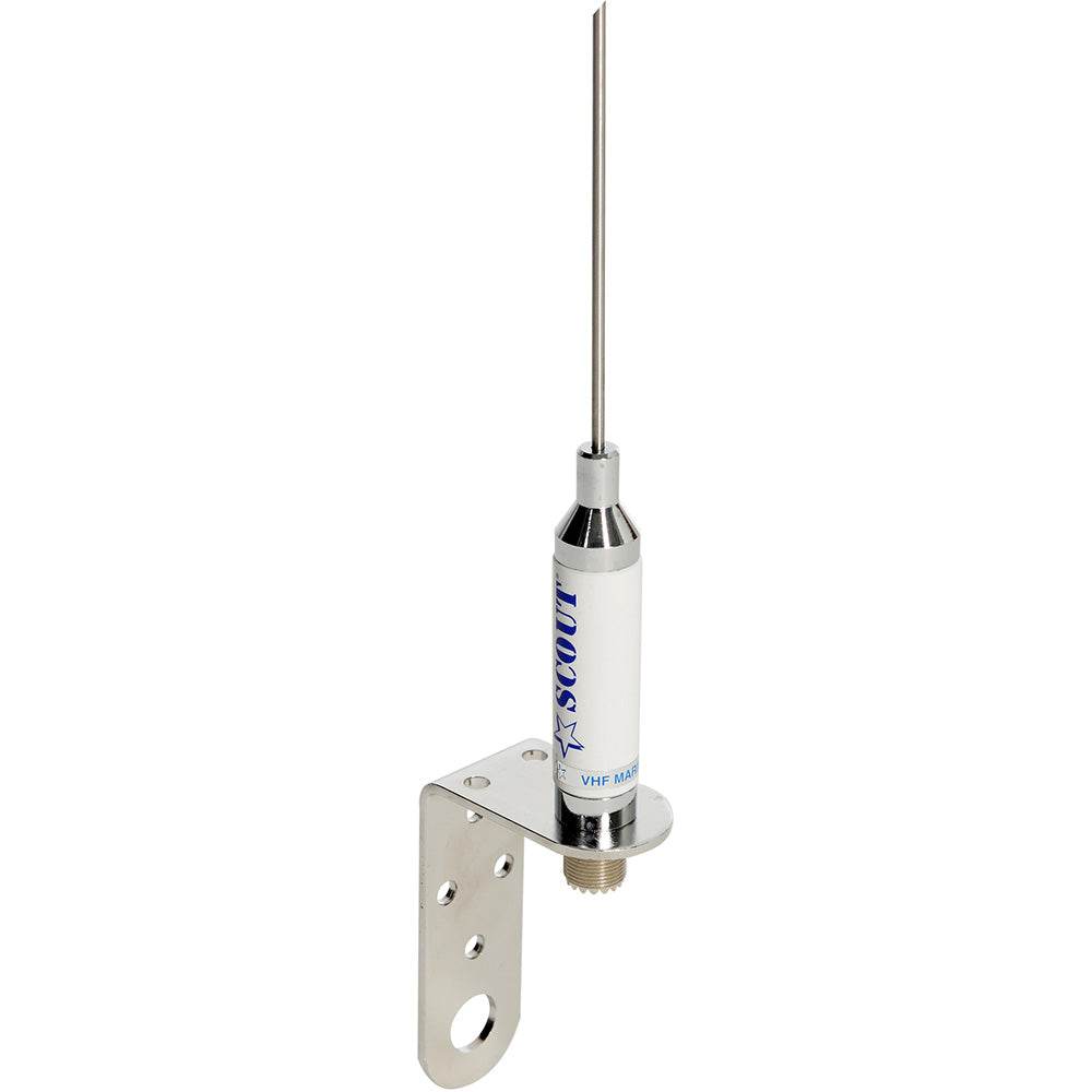 Suncoast Marine and Auto offers Scout 3' Stainless VHF Whip 3dB w/Bracket f/Sailboats - No Cable [PF AN NVHF00012T]