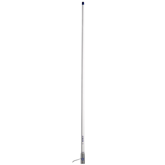 Suncoast Marine and Auto offers Scout 4' White VHF Antenna 3dB Stainless Steel Ferule w/5M RG-58 Includes PL-259 [PF AN NVHF00044T]