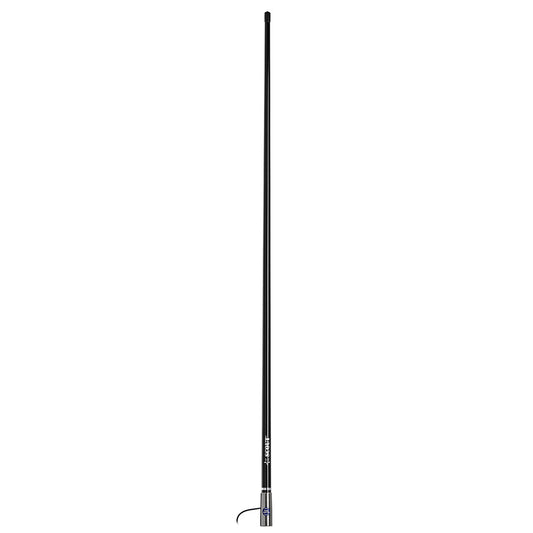 Suncoast Marine and Auto offers Scout 4' Black VHF Antenna 3dB Stainless Steel Ferule w/5M RG-58 Includes PL-259 [PF AN NVHF00045T]
