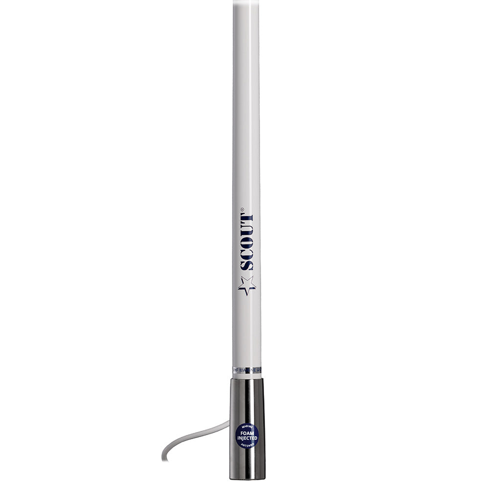 Suncoast Marine and Auto offers Scout 4' White AM/FM Antenna Fiberglass [PF AN NAMFM011T]