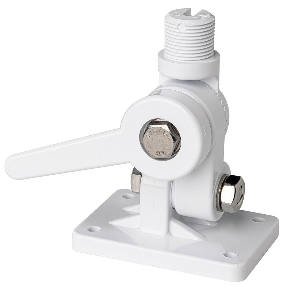 Suncoast Marine and Auto offers Scout Four-Way Nylon Ratchet Mount - White [PF AC NBASE001]