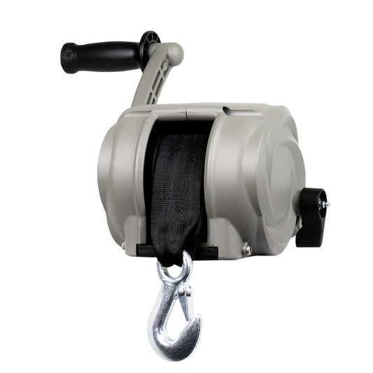 Suncoast Marine and Auto offers Powerwinch Premier Series Winch 2000lb, 8", Crank Arm - Saltwater Silver [21300-W-2000-8-S-R]