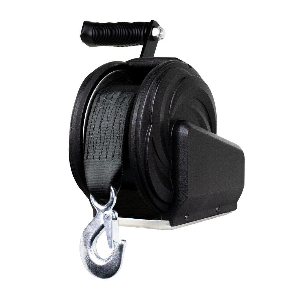 Suncoast Marine and Auto offers Powerwinch Select Series Winch 800lb, 8" Crank Arm - Carbon Black [21400-W-0800-8-B-R]
